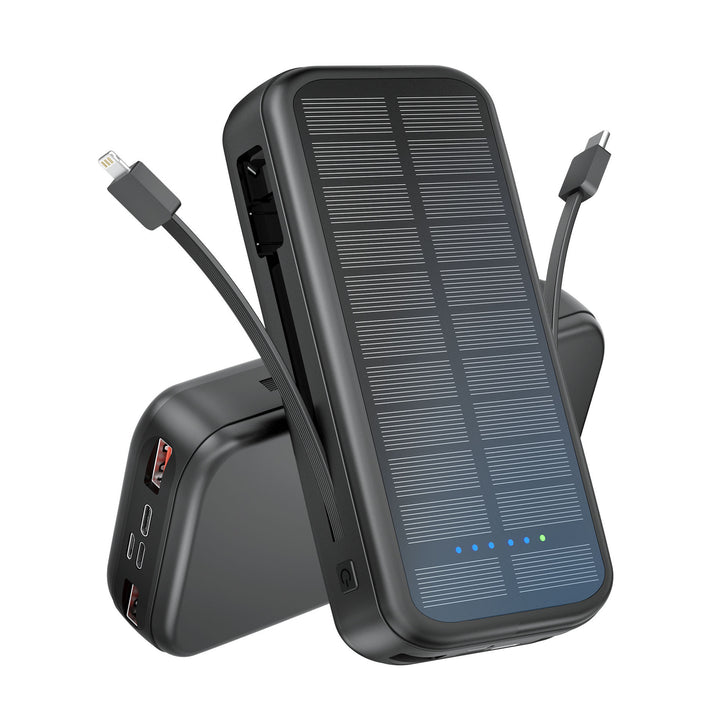 Solar-powered power bank with integrated fast charging function Stornfield
