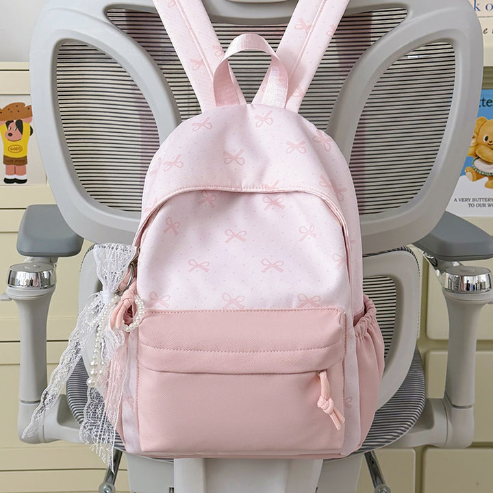 Cute Decorative Bow-Themed Backpack Stornfield