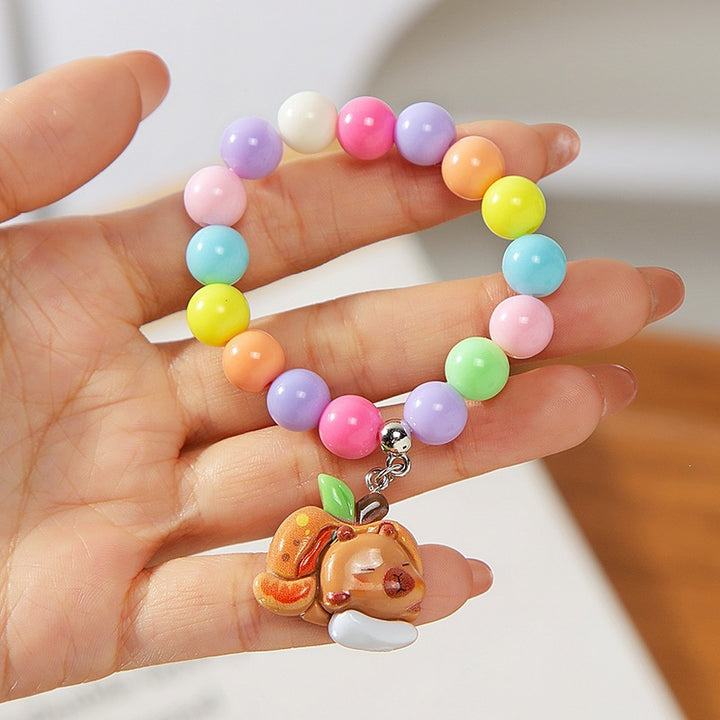 Colorful children's bracelet with crafted pendant Stornfield