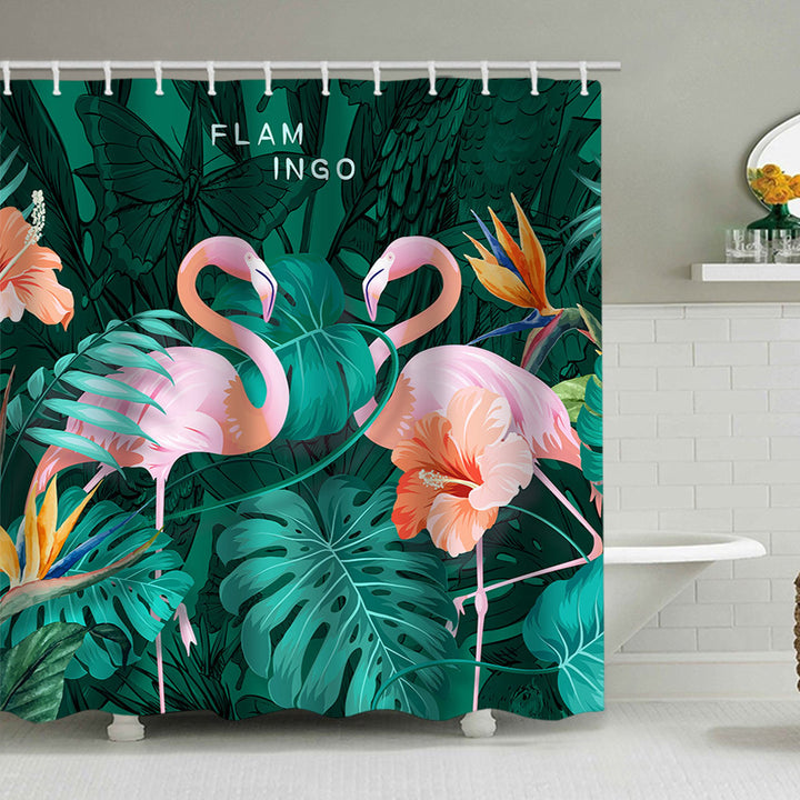 Tropical Paradise Shower Curtain Stornfield