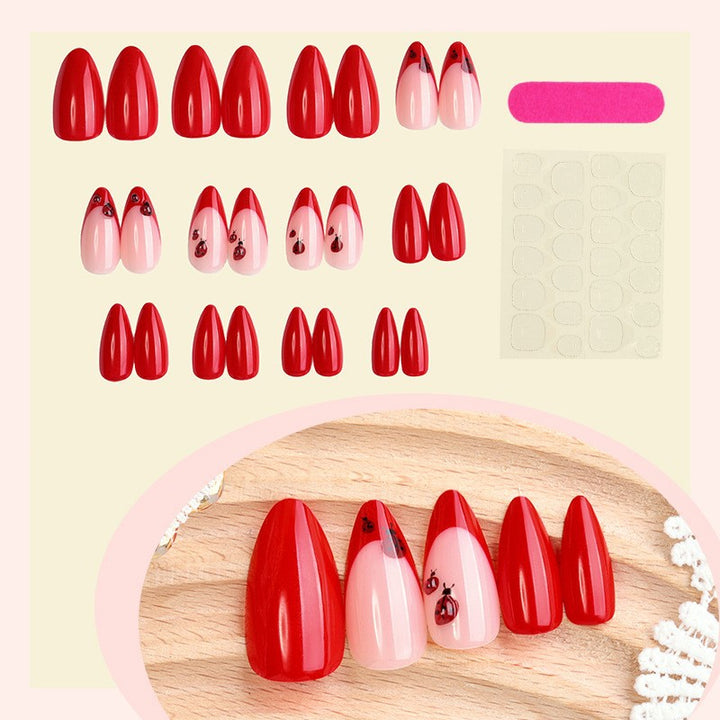 Artistic Press-On Nail Set with Unique Designs Stornfield