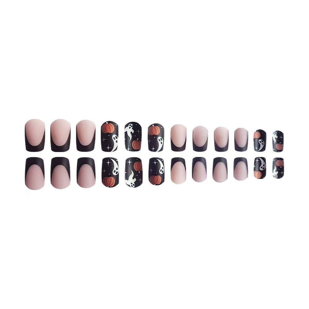 Creative Halloween-Themed Press-On Nail Set Stornfield