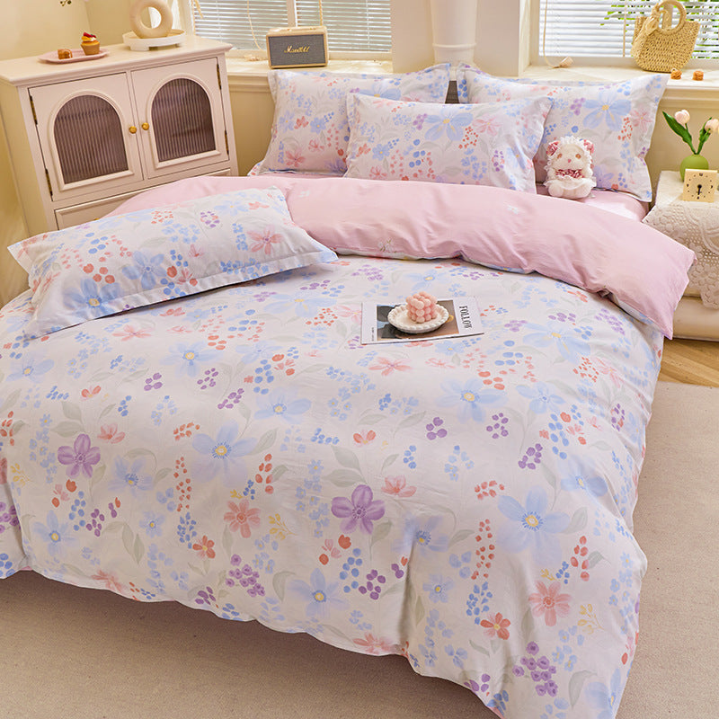 Checked Pattern Bedding Set