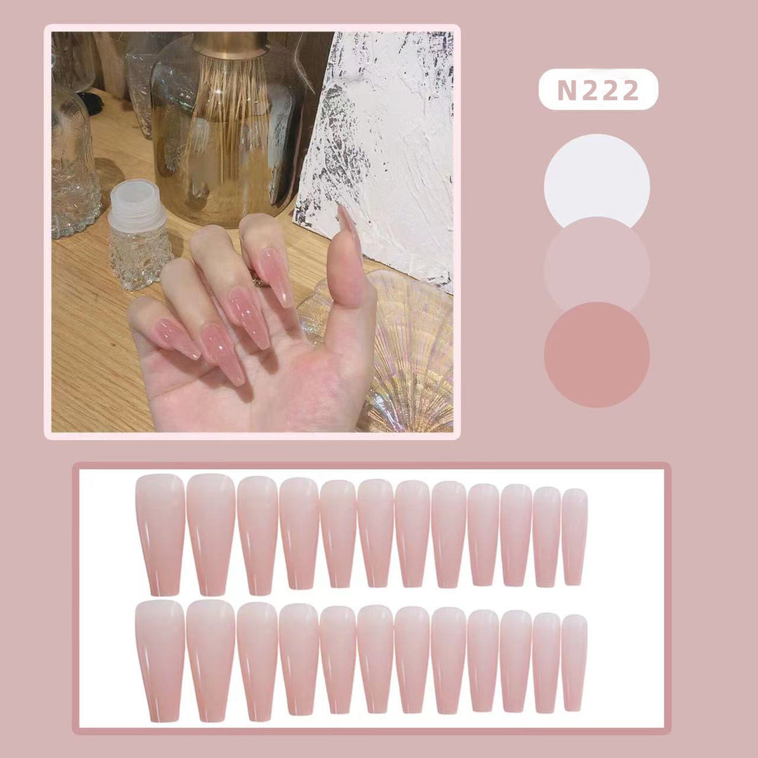 Stiletto-Shaped Glossy Press-On Nails Set