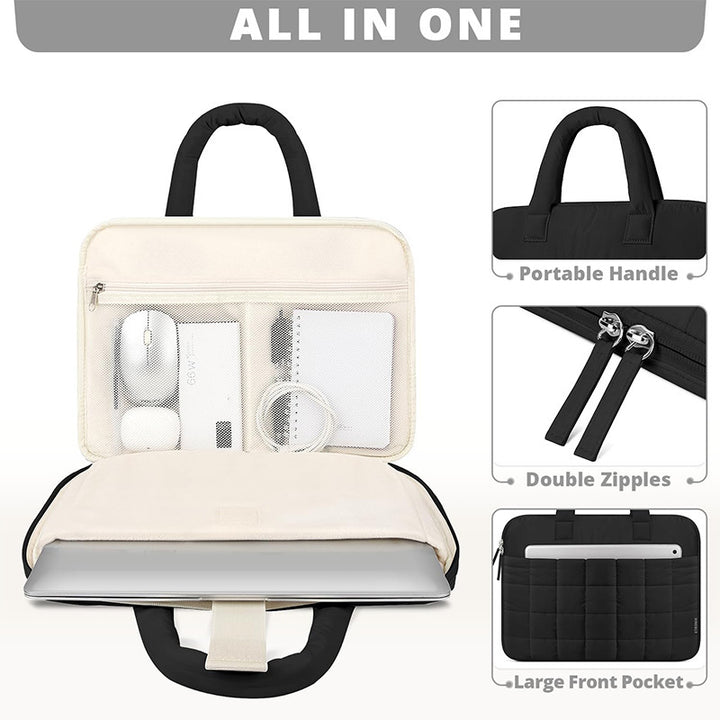 Padded Laptop Handbag with Versatile Interior Pockets Stornfield