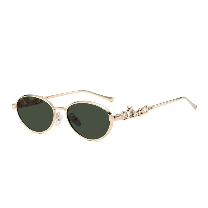 Decorative Oval Frame Sunglasses Stornfield