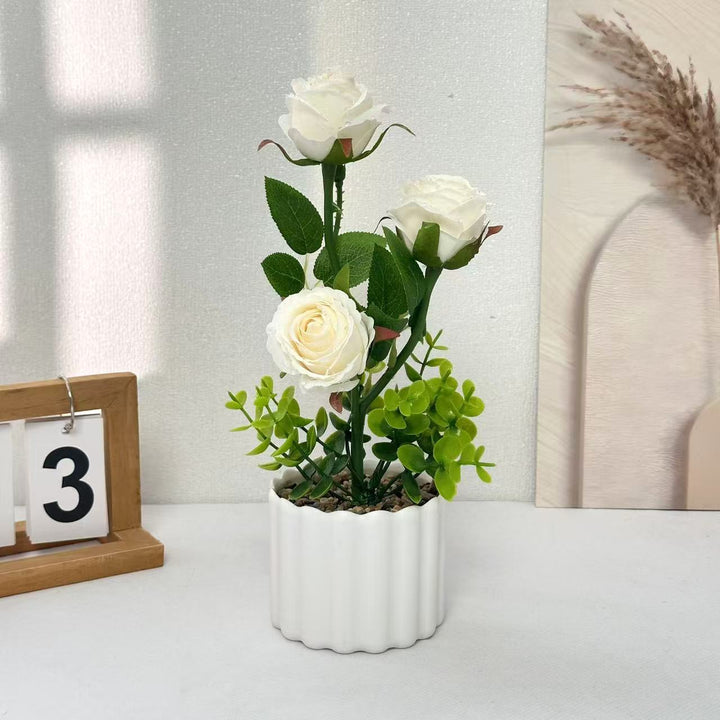 Decorative Faux Rose for Home Decor Display