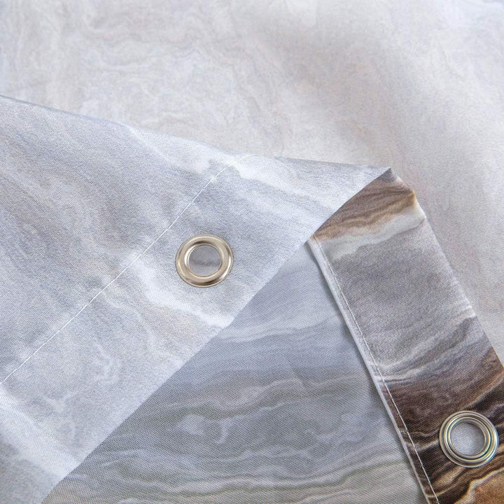 Artistic Marble Print Shower Curtain Stornfield