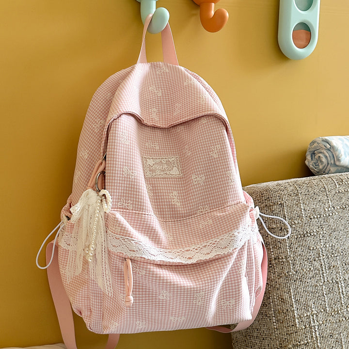 Sweet Floral-Embellished Backpack Stornfield