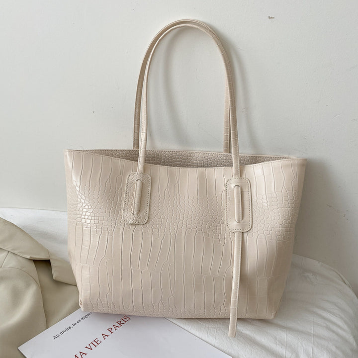 Crocodile Patterned Tote Bag