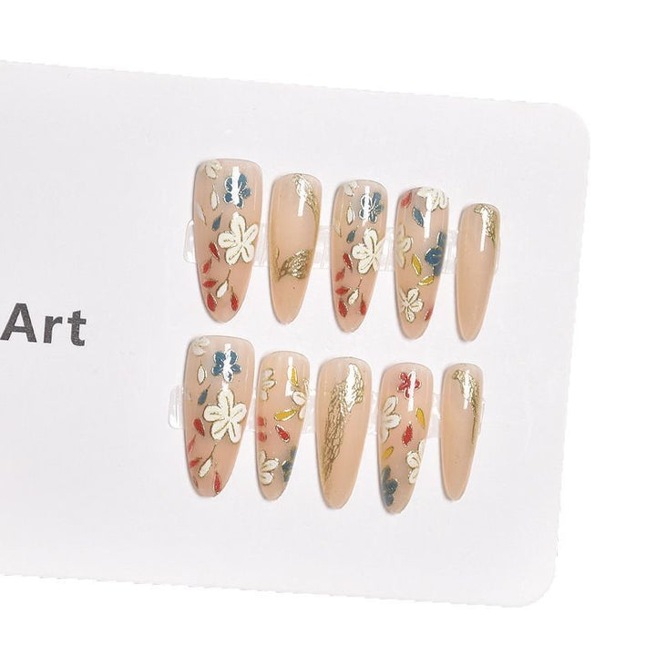 Elegant Floral Design Press-On Nails Stornfield