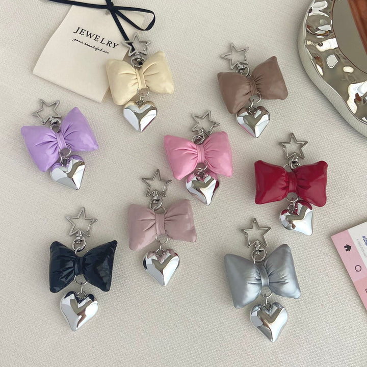Bow-Shaped Charm Keychain Stornfield