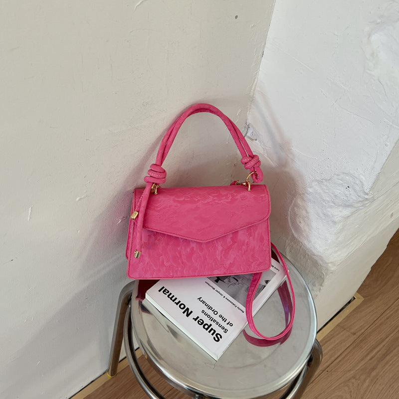 Elegant Floral Embossed Handbag
