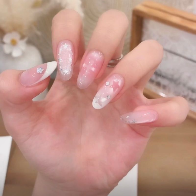 Premium Glittering Press-On Nail Extensions Stornfield