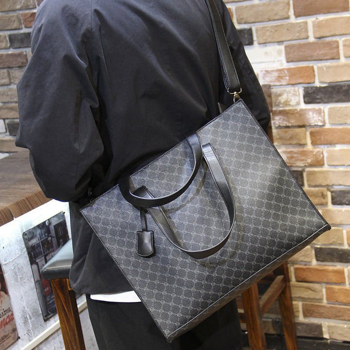 Elegant Tote Bag with Textured Design Stornfield
