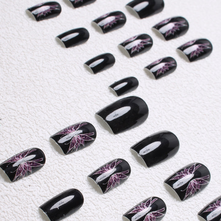 Artistic Press-On Nail Design Stornfield