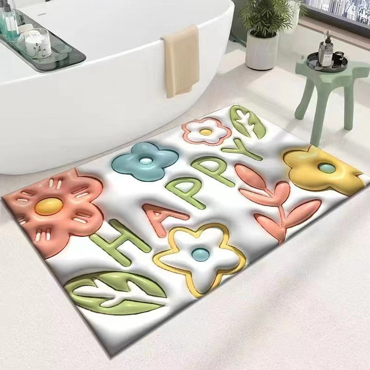 Cute Cartoon Cat Shape Bath Mat Stornfield