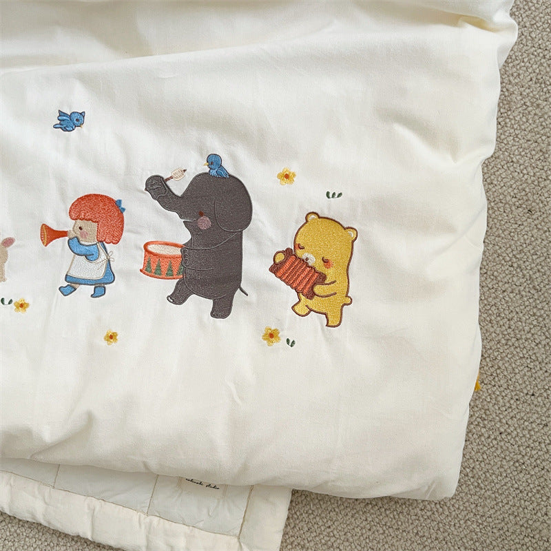 Unisex cuddly blanket with a cheerful animal motif Stornfield