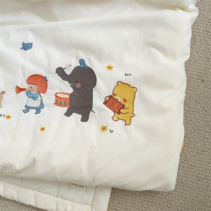Unisex cuddly blanket with a cheerful animal motif Stornfield