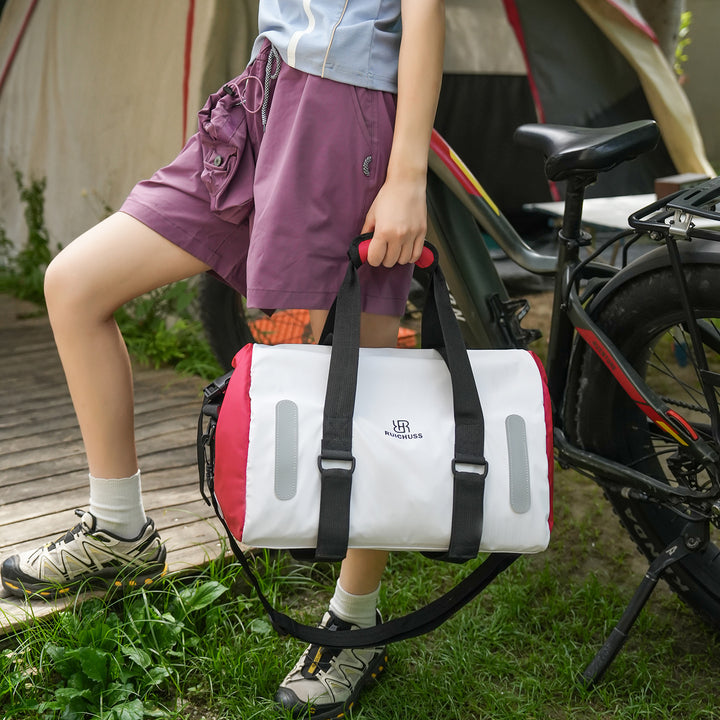 Sporty Fitness Duffel Bag With Reflective Accents Stornfield