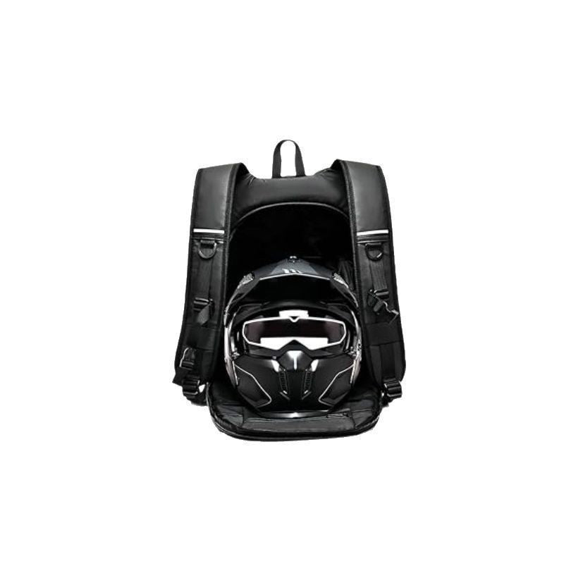 Multifunctional Motorcycle Backpack with Integrated Helmet Bag Stornfield
