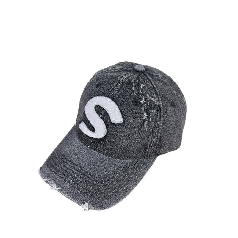 Women's Distressed Graphic Logo Baseball Cap Stornfield