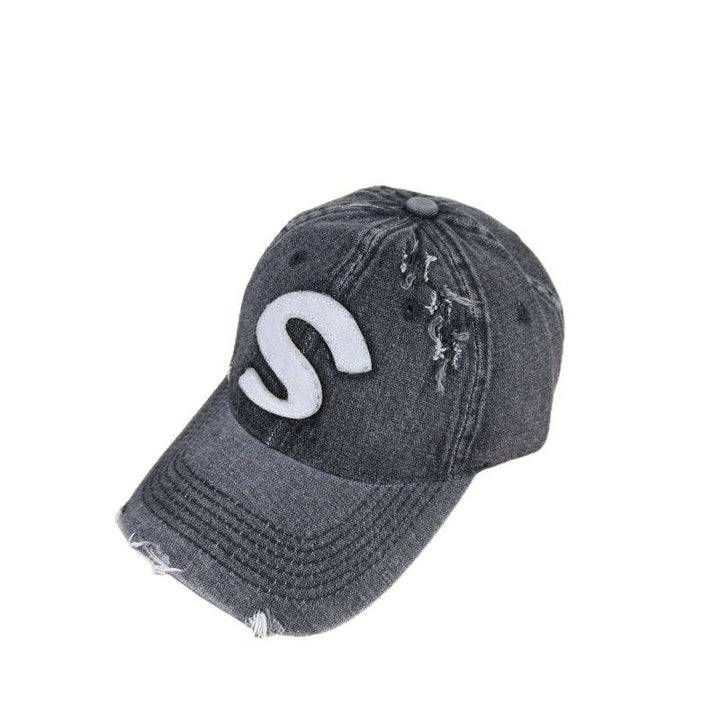 Women's Distressed Graphic Logo Baseball Cap Stornfield