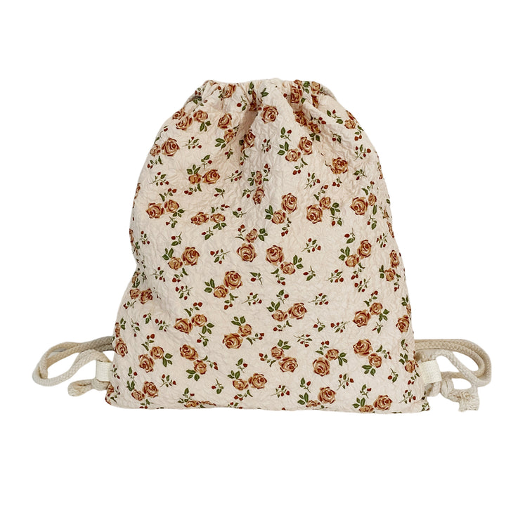Floral Drawstring Backpack