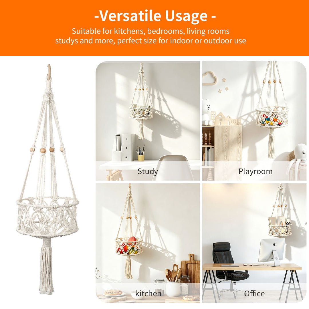 Hanging Plant Macrame Basket Stornfield