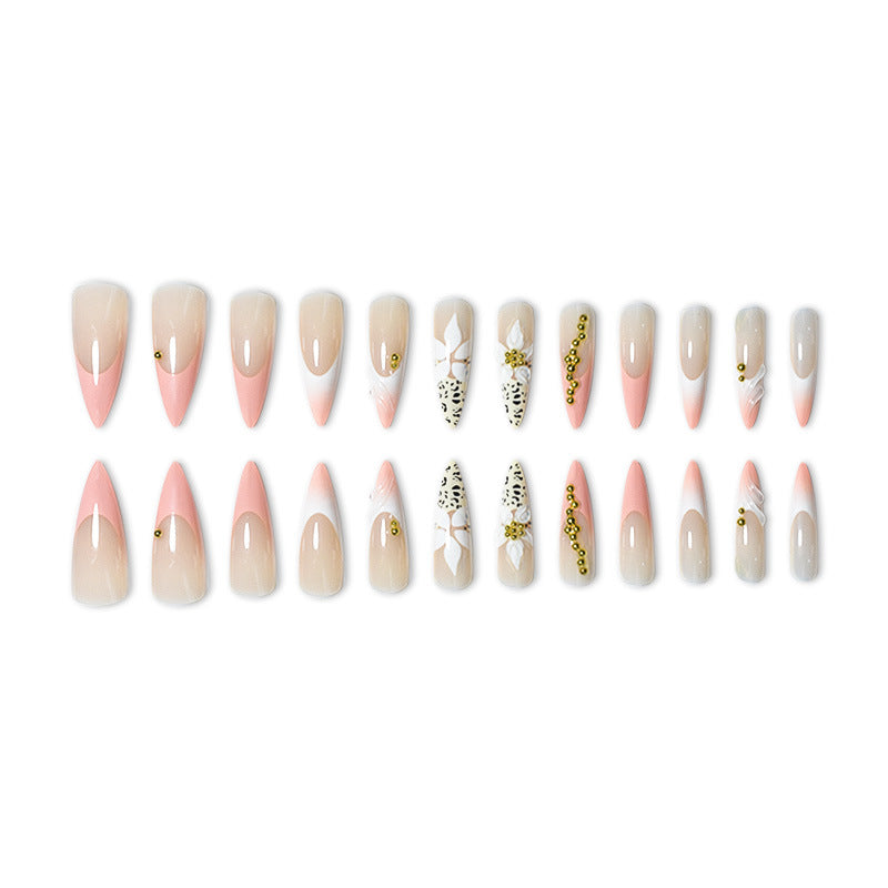 Exotic Floral and Animal Print Press-On Nail Extensions Stornfield