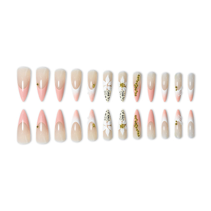 Exotic Floral and Animal Print Press-On Nail Extensions Stornfield