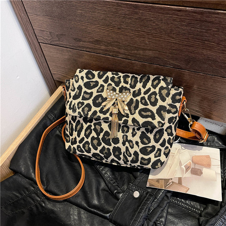 Chic Leopard Print Crossbody Bag Stornfield