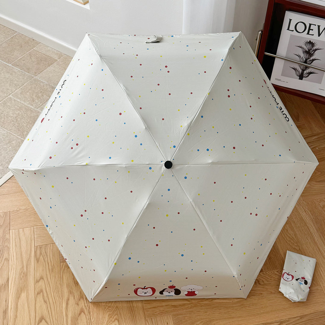 Ladies Folding Umbrella with Playful Design Stornfield