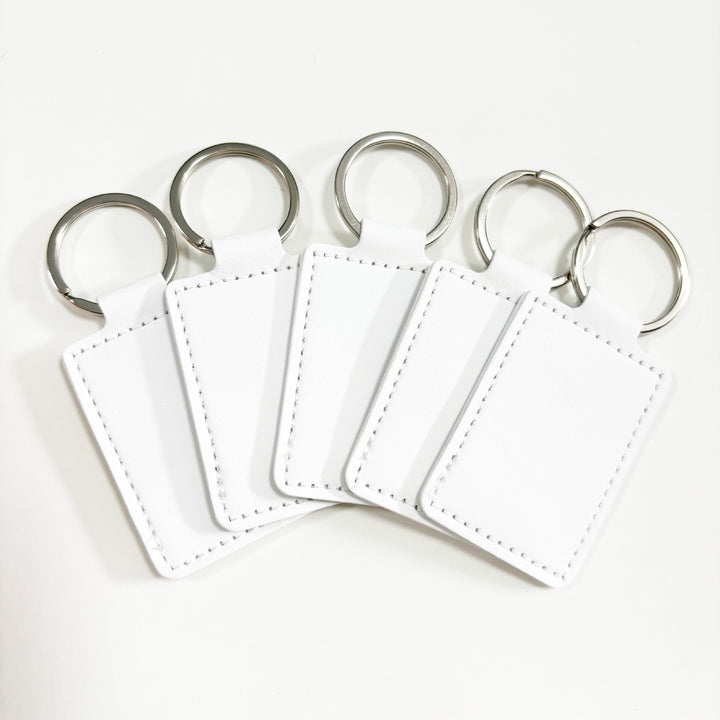 Unisex keychain made of high-quality synthetic leather with custom label Kalsten