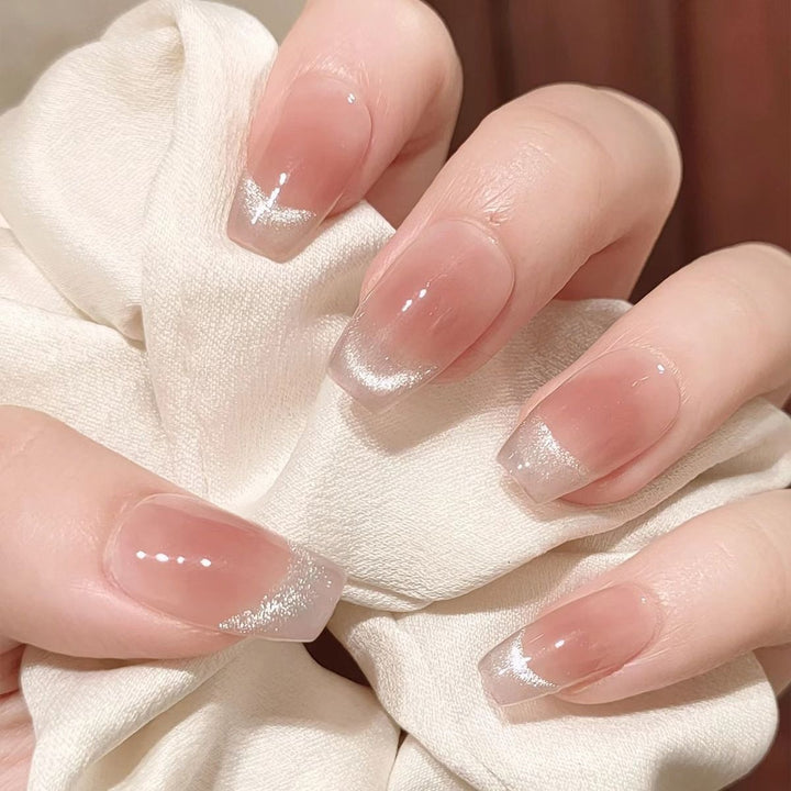 Artificial nail set with elegant glitter finish Stornfield