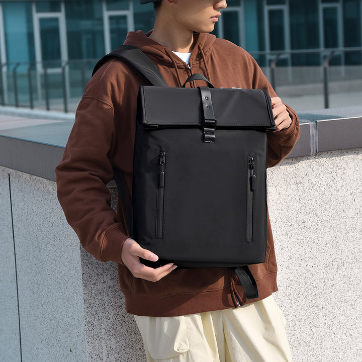 Stylish Waterproof Roll-Top Backpack Stornfield