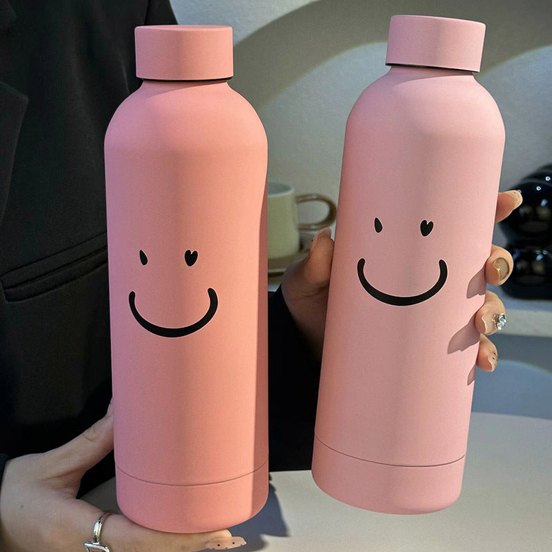 Women’s Insulated Bottle with Cheerful Smiley Design Stornfield