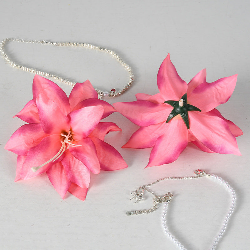 Floral Accented Hair Clip