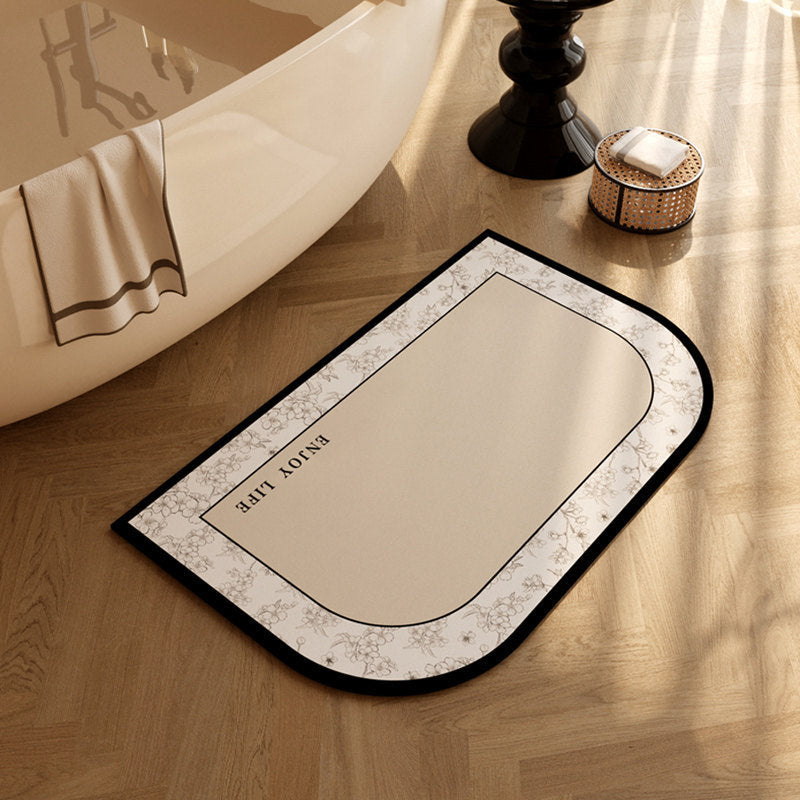 Vintage Patterned Bathroom Mat Stornfield