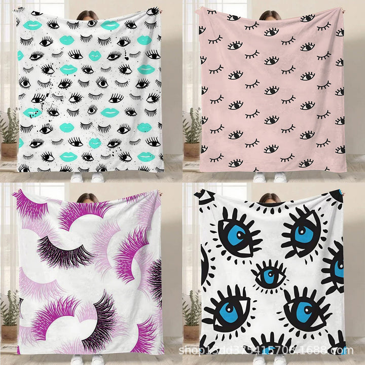 Artistic Patterned Throw Blanket