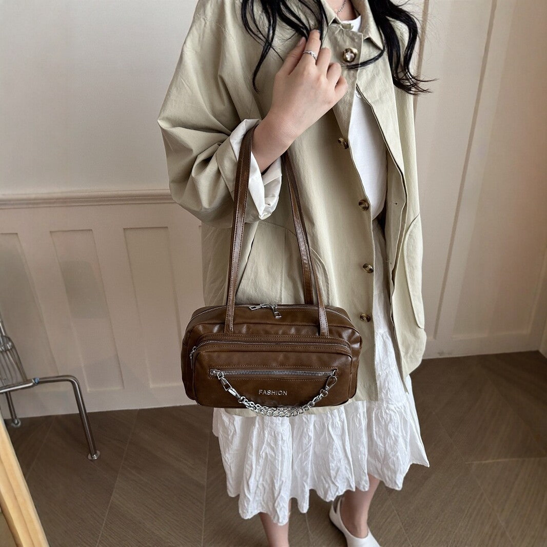 Trendy Multi-Pocket Handbag
