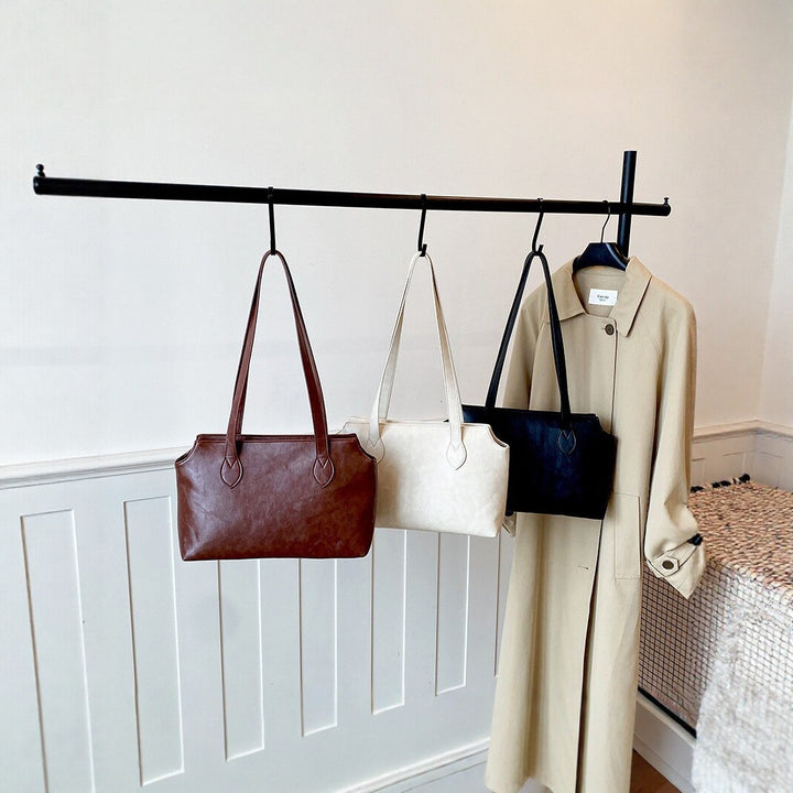 Structured Leather Tote