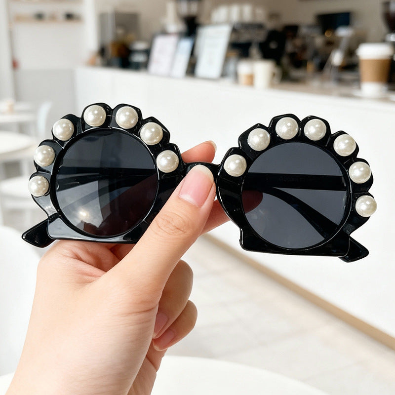 Pearl-Accented Vintage Inspired Sunglasses Stornfield