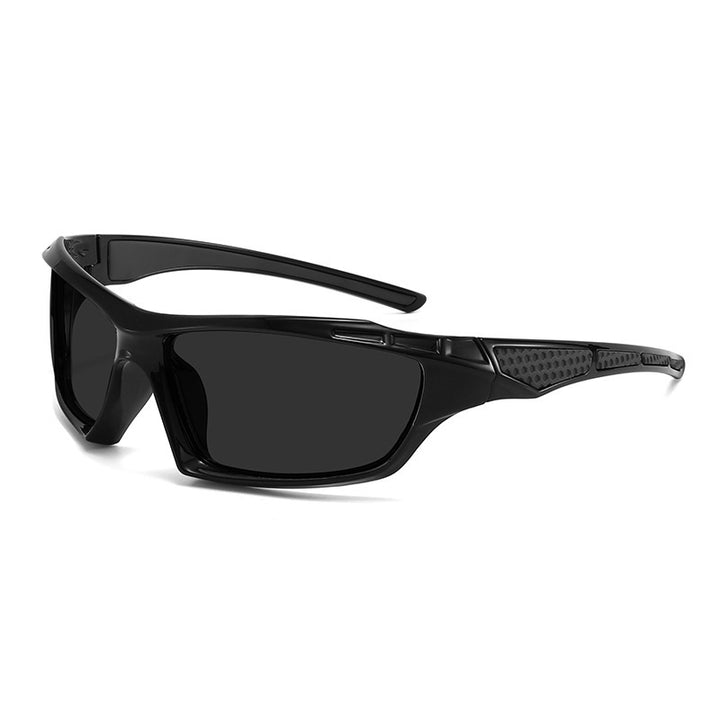 Unisex nan sporty wraparound sunglasses with polarized, shatterproof polycarbonate lenses and non-slip nose pads Stornfield
