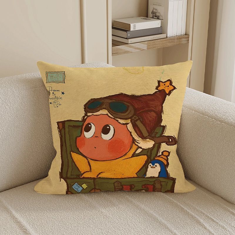 Whimsical Character Decorative Throw Pillow