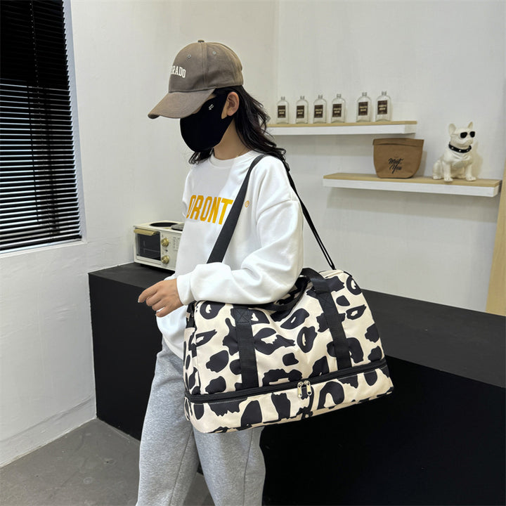 Stylish Zebra Print Travel Duffel