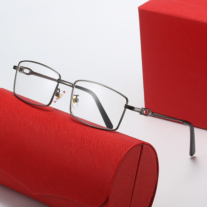 Women's elegant half-frame glasses with fine metal frame Stornfield