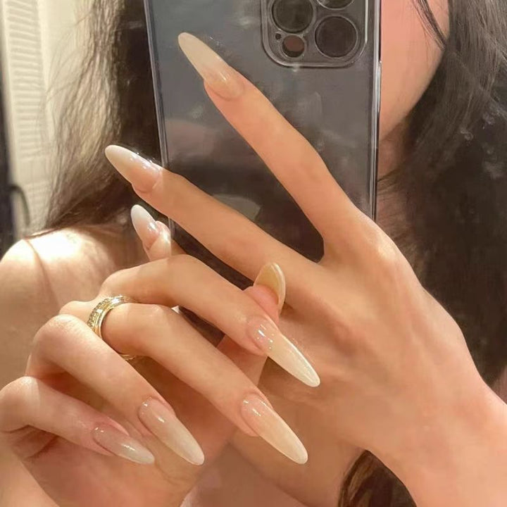 Artistic Floral Design Press-On Nail Set Stornfield
