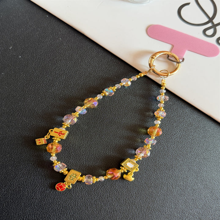 Decorative Beaded Charm Keychain Stornfield 1790135475