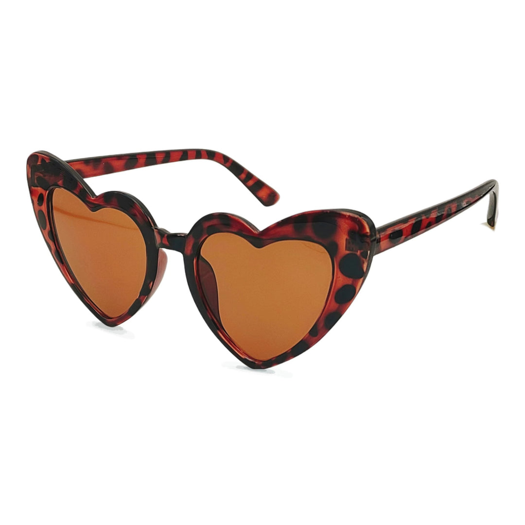 Women's Heart-Shaped Sunglasses with UV Protection and High-Quality Film Processing Stornfield